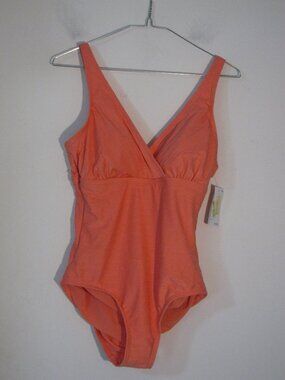 * Lands' End Pink Swimsuit XS Small 6 8 or Large 14 16 NWT $70 One Piece XS